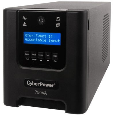 Ups, No Break Cyberpower Pr750lcd 750va, 525w Onda Senoidal 6 Contactos