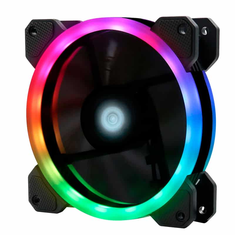 Ventilador Adicional Game Factor Para Fkg400 120mm, Rgb+Arcoiris Fg400