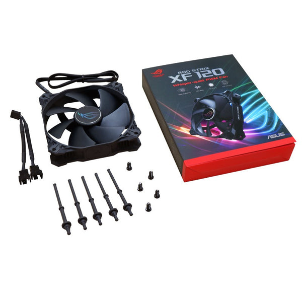 Ventilador Asus Rog Strix Xf120, Xf120a1, Bk, 120 X 120 X 25 Mm