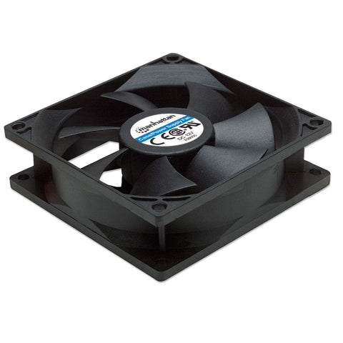 Ventilador Gabinete Y Fuente Manhattan 80mm Negro 3 Pin 700955