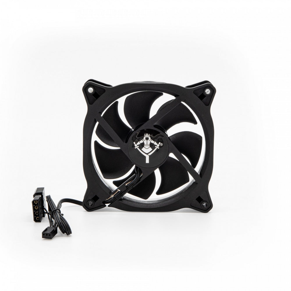 Ventilador Gamer Yeyian Led Azul Yct-050720b Typhoon, 120mm, 3pzas