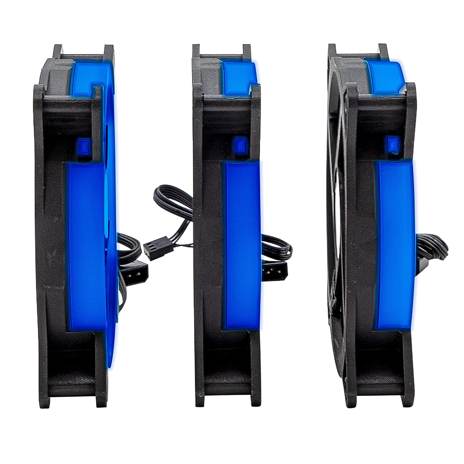 Ventilador Gamer Yeyian Led Azul Yct-050720b Typhoon, 120mm, 3pzas