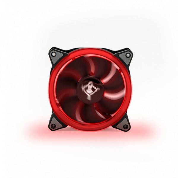 Ventilador Gamer Yeyian Led Rojo Yct-050720r Typhoon, 120mm, 3pzas