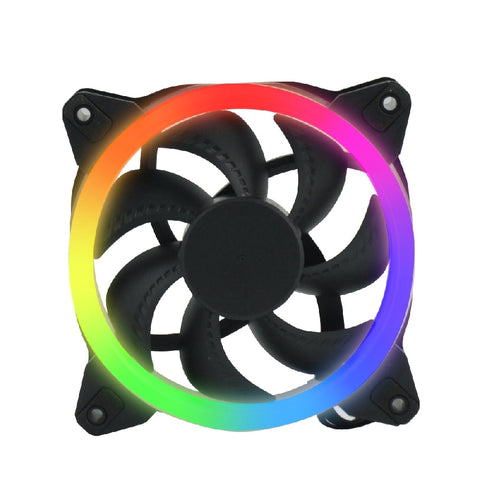Ventilador Ocelot Para Gabinetes, 120Mm, Conexion 6 Pines, Iluminacion Rgb, No Incluye Hub, Compatible Con Kit Ocelot Ogpf01