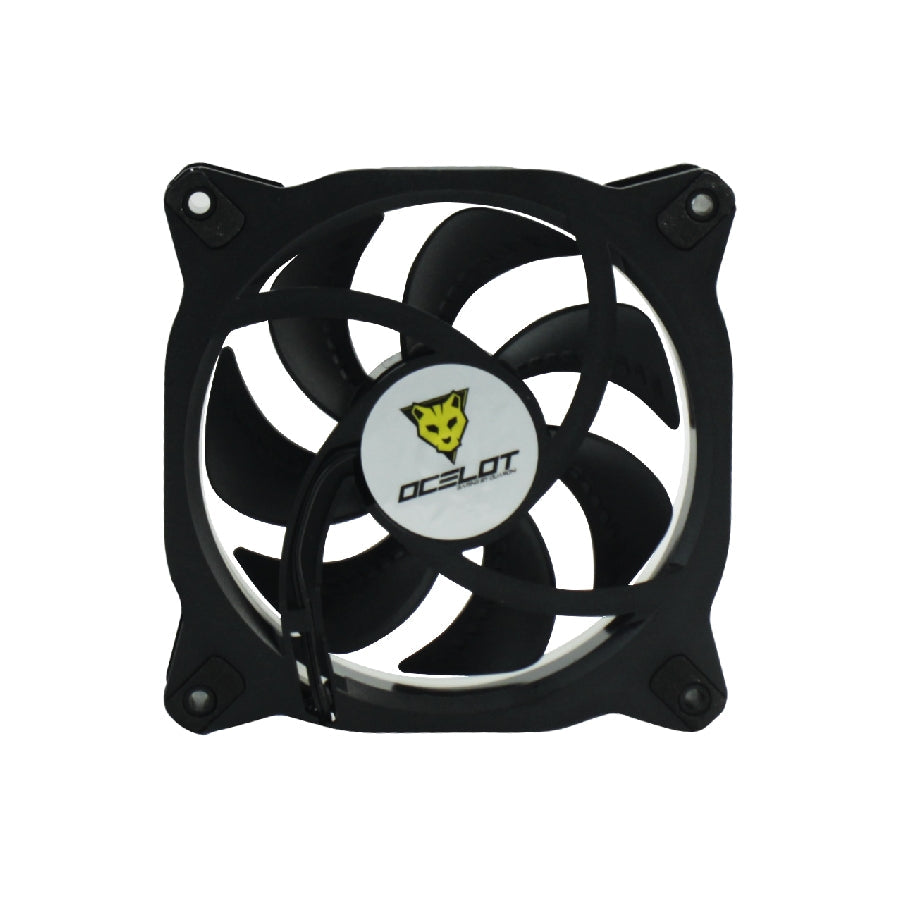 Ventilador Ocelot Para Gabinetes, 120Mm, Conexion 6 Pines, Iluminacion Rgb, No Incluye Hub, Compatible Con Kit Ocelot Ogpf01