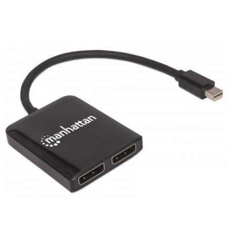 Video Splitter Manhattan 1 Mini Dp In : 2 Dp Out Usb/Mst 207775