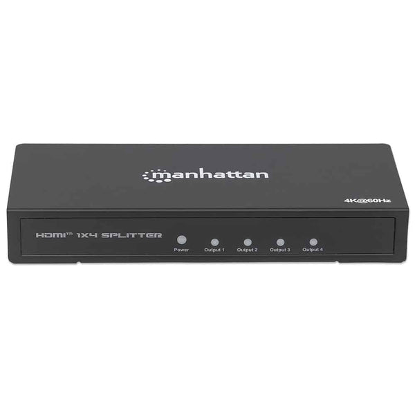 Video Splitter Manhattan Hdmi 4k@60hz 1 In 4 Out 3d Cascada 3 207805