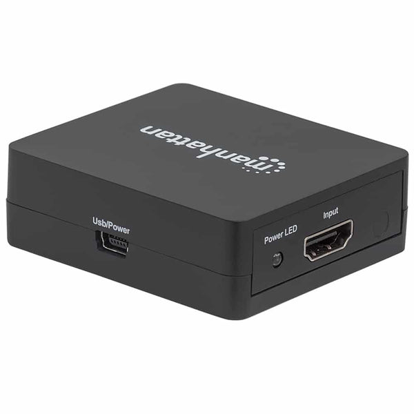 Video Splitter Manhattan Hdmi Hdtv 1080p, 1 In : 2 Out Usb 207652