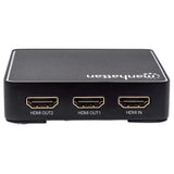 Video Splitter Manhattan Hdmi Uhdtv 4k@60hz, 1in : 2out/Ac 207591