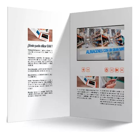 Videocatalogo Qian 4Gb, 6 Botones, Carta, Carga - Sstvb03