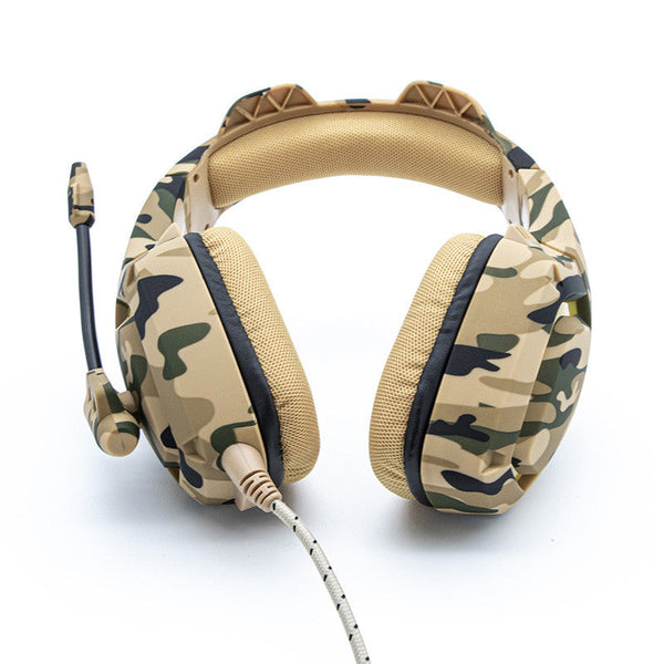 Yeyian Diadema Gamer Force Serie 3000, Camuflaje Desierto S3000 LED, USB, 3.5MM