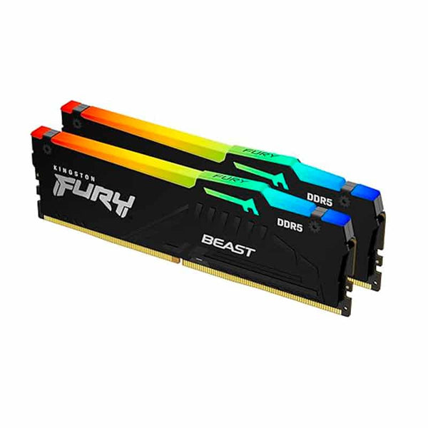 Memoria Ddr5 Kingston Furybeast Rgb 64Gb 6000Mhz Kit2 (Kf560C40Bbak2-64+C107)