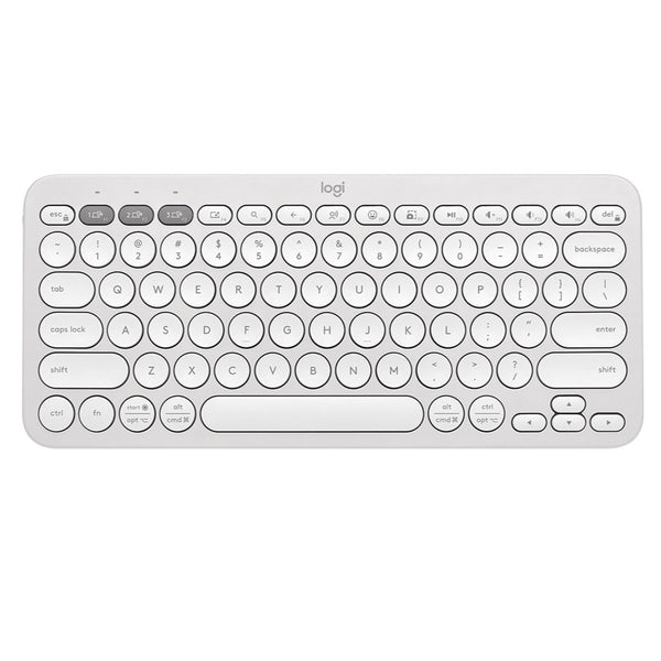 Teclado Logitech Pebble Keys 2 K380S Bt Multidisp. White (920-011784)