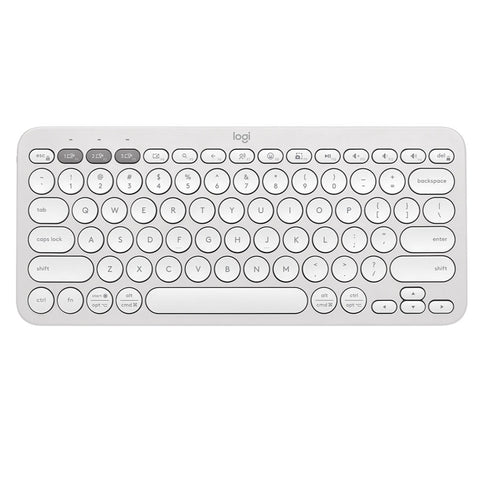 Teclado Logitech Pebble Keys 2 K380S Bt Multidisp. White (920-011784)