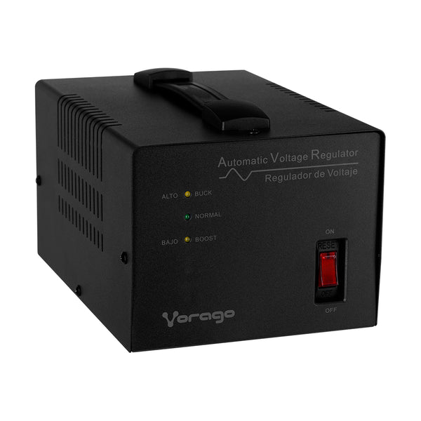 Regulador Vorago 3 Kva 1,800W 4 Cont Electrodomesticos Y Oficina Avr-400